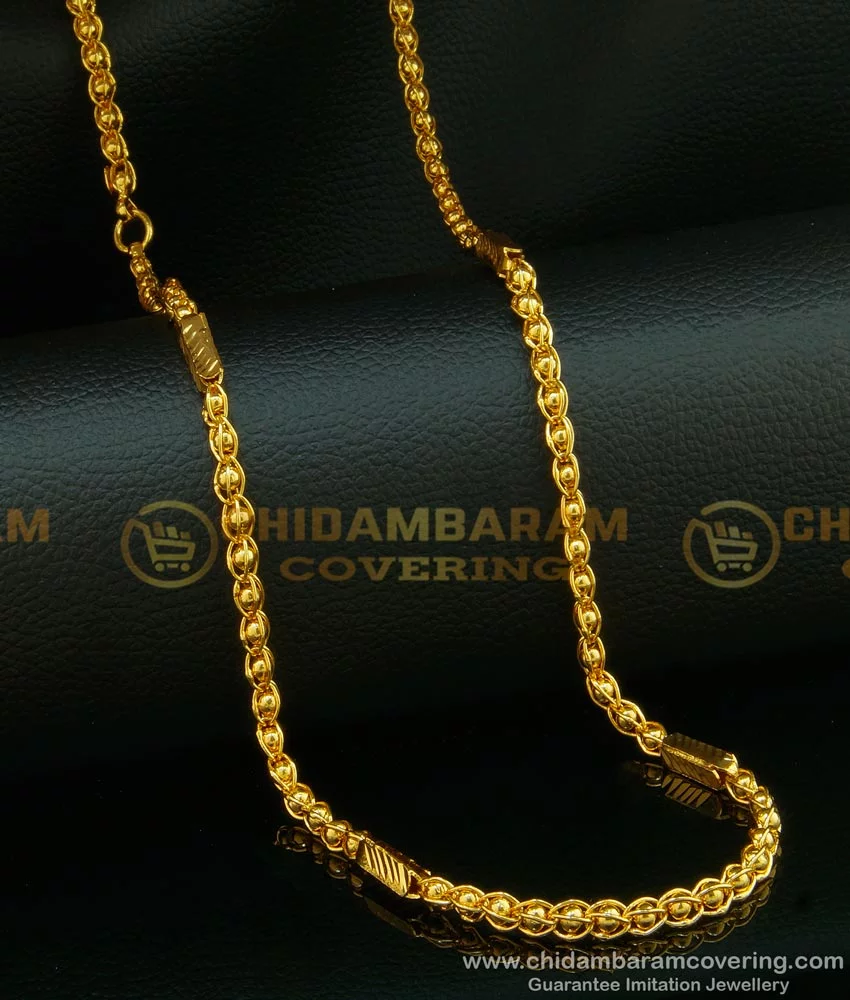 Buy Latest Kerala Chain Box With Golden Ball Design Daily Wear ...