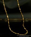 CHN149-LG - 30 Inches Long Latest Chain Collection One Gram Gold Plated Designer Daily Wear Chain for Ladies 