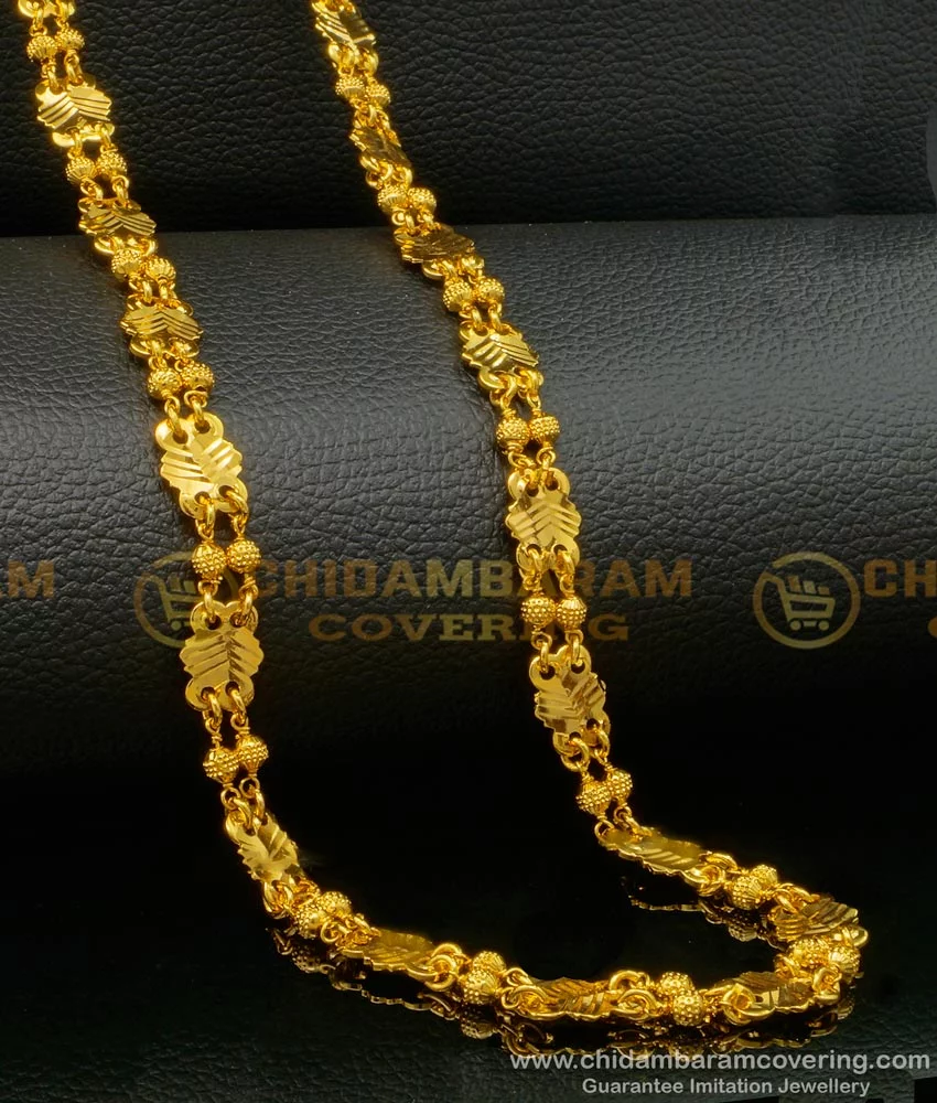 Buy Trendy Double Line Chain One Gram Gold Rettai Vadam Chain for ...