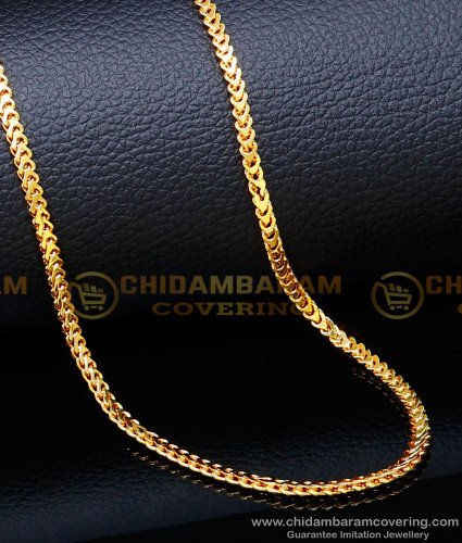 SHN110 - New Model Light Weight Thin Gold Plated Chain for Ladies