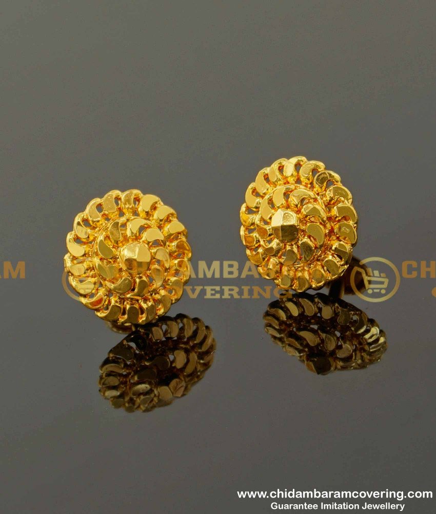 ERG096 – South Indian Imitation Earrings For Women Daily Wear Collection 