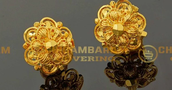 22K, 18K Gold Earrings for Women | Indian Earrings Designs in CA