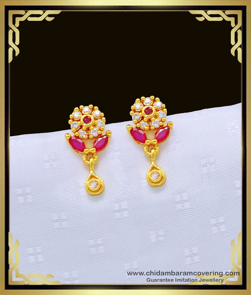 gold plated earrings, imitation earrings,