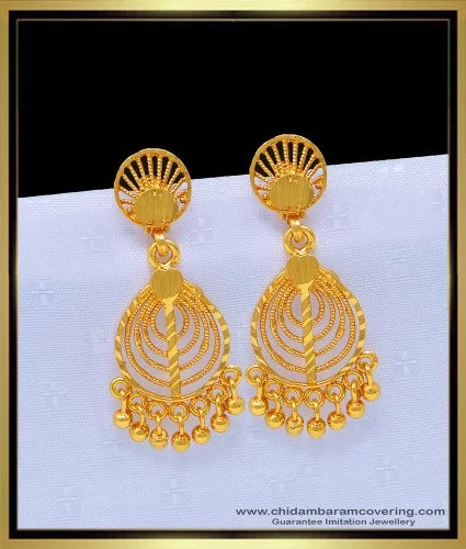 27+ Gold Earring Design for Female 2022 - People choice