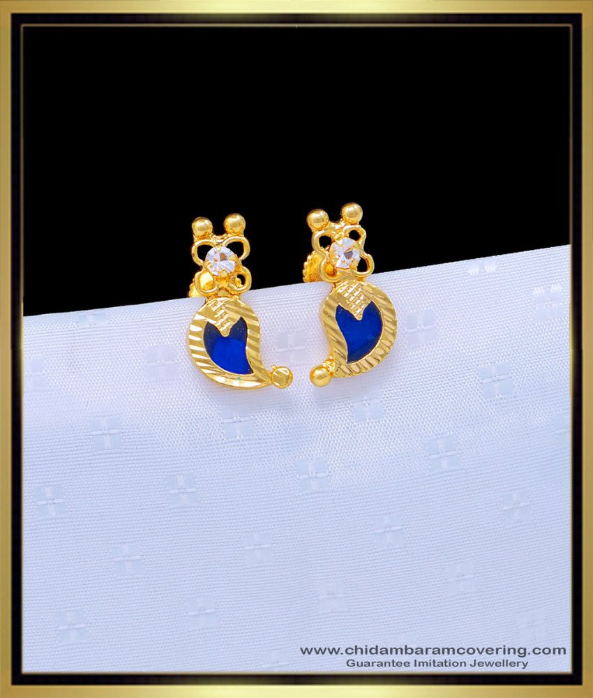 palakka-studs-palaka-studs-palakka-earrings-palaka-earrings-palaka-studs-for-women, palakka earring, kerala jewellery, one gram gold jewellery, 1 gram jewelry,