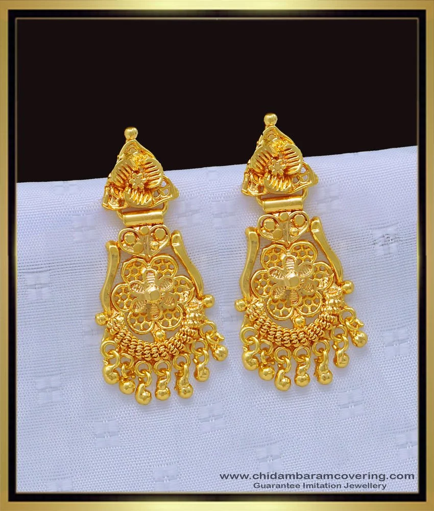 Elegant 22kt Gold Small Stud Earrings Designs For Girls  Hoop Earrings  Designs Collection For Girls  YouTube