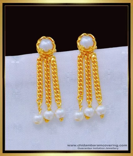 Modern Treasure Beaded Earrings In Mocha • Impressions Online Boutique