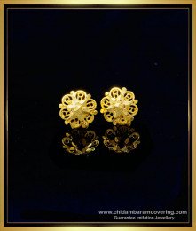 ERG1182 - Gold Plated Daily Use Gold Design Tops Earrings for Women 