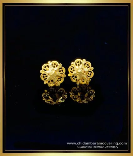Gold Plated Fancy latkan Earrings for Women's & Girls