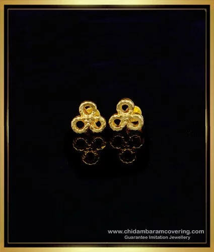 Hearty Bloom Kids Gold Studs