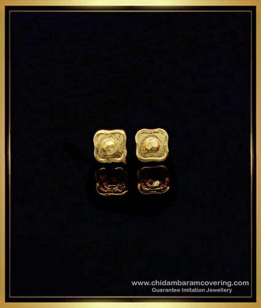 1 gram gold baby earrings with price - YouTube