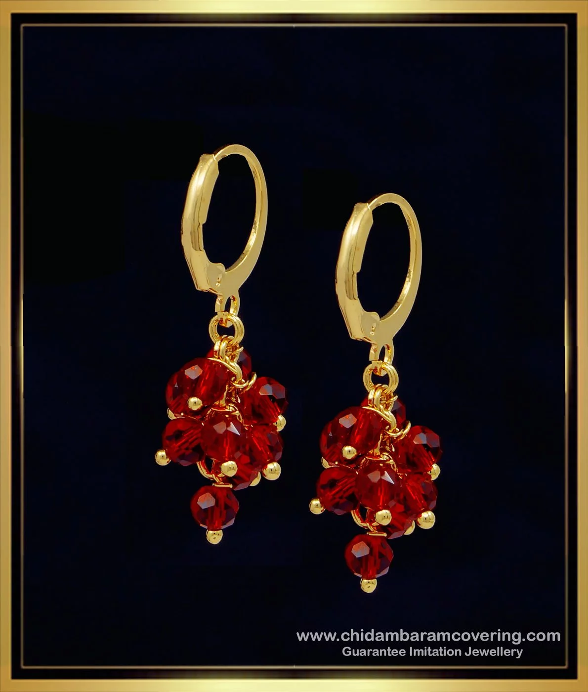 Top more than 133 red single stone gold earrings best