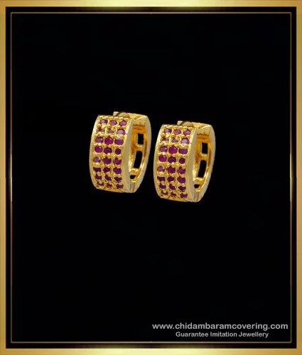 Designer Earrings - Gold Plated Earrings for Girls - Dakota Golden Earrings  by Blingvine