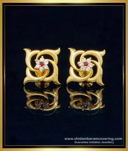 50+Cute Baby gold earring designs / Daily wear gold stud designs / Earrings  design ideas for kids . - YouTube