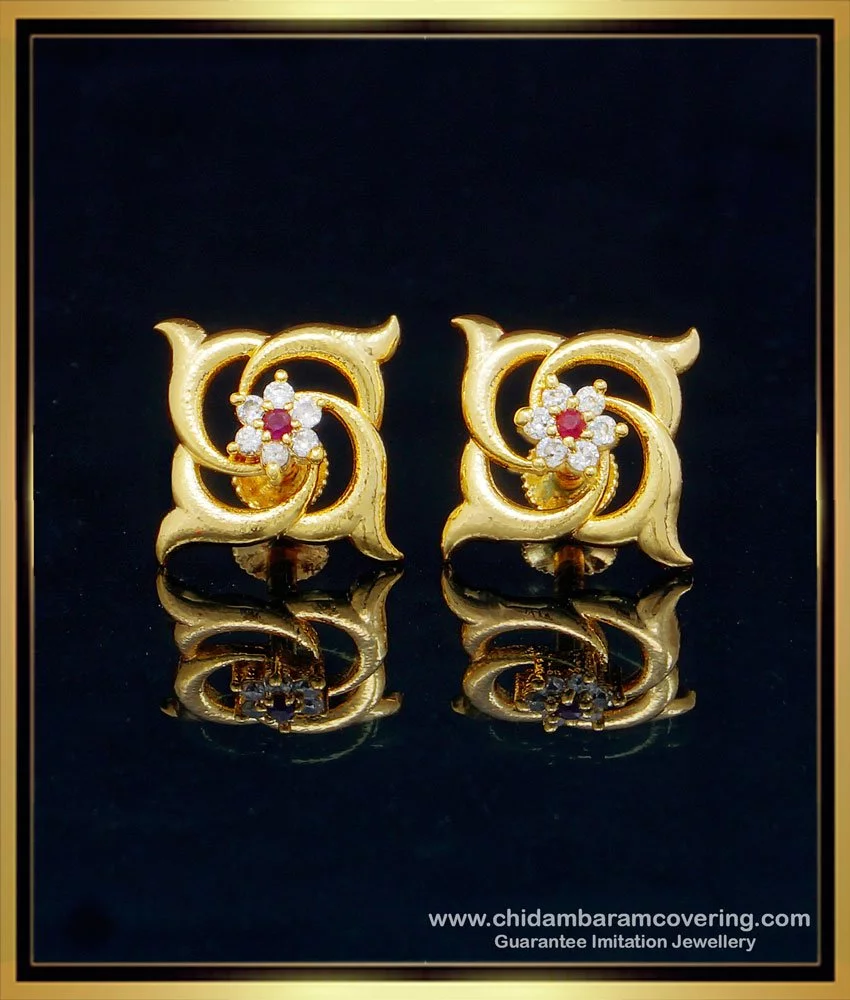 14k Pure Y. Gold Pearl Stud Earrings 1 Gram | eBay