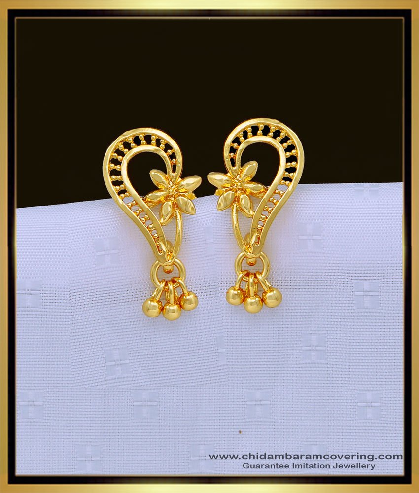 earring design, small earrings, gold plated jewellery, balls earrings, stud kammal, 
