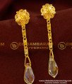 ERG137 - Latest Light Weight Crystal Hanging Earrings Design Online Shopping