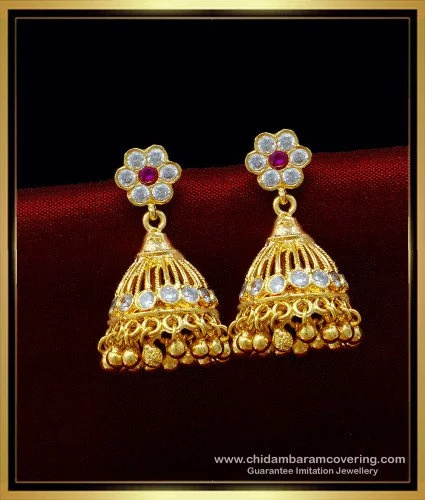 Tarinika Rushil Antique Gold Plated Ear Side Chainwith Cubic Zirconia CZ  Indian Jewelry Handmade South Indian Jewelry Gift for Her - Etsy Hong Kong