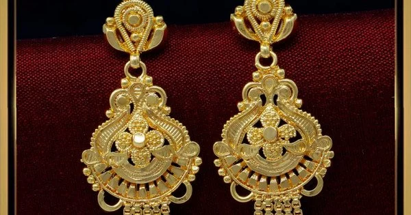 Buy AFJ GOLD One Gram Gold Plated Stone Earring for Women And Girls at  Amazon.in