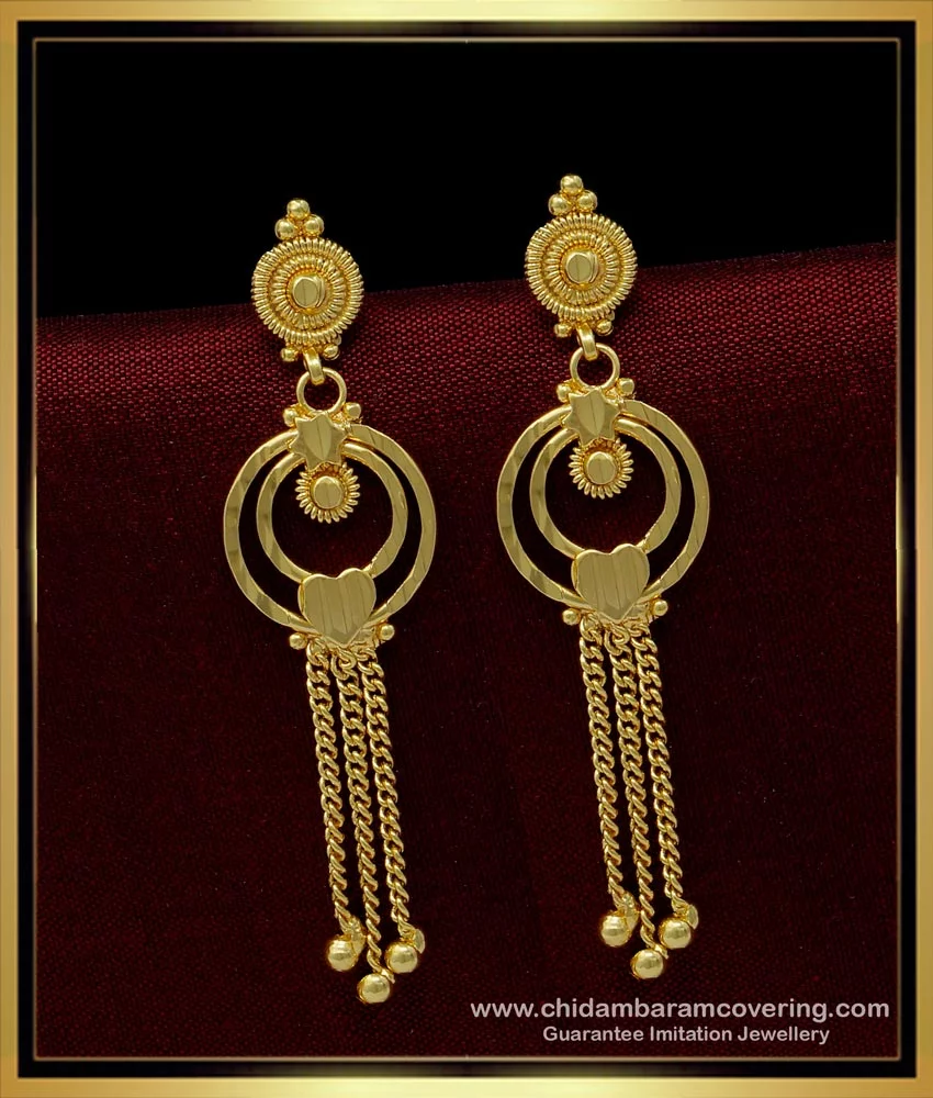 Zinc Gold Jhumki Kundan Latkan Earrings at Rs 149/pair in Mumbai | ID:  21715046330