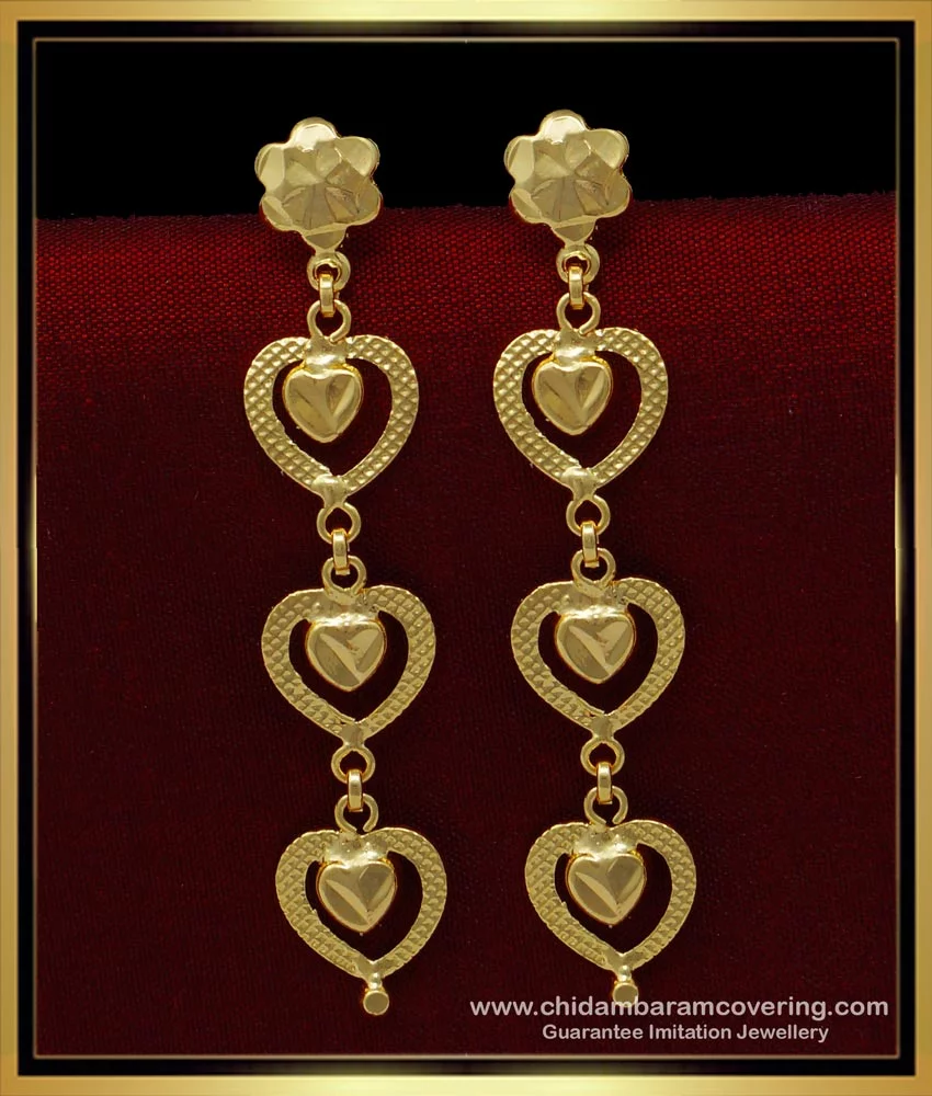 Flipkart.com - Buy Bodhee Tree Long Latkan Earrings With Pearl stones In  Elegant Waterfall Design|Oxidised Gold Alloy Drops & Danglers Online at  Best Prices in India