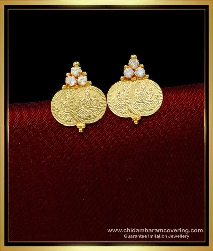 The Paramaa Antique sterling Silver Coin Earrings (gold dipped) — KO  Jewellery