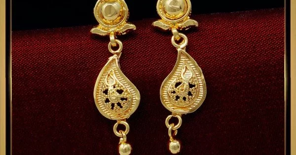 Mango Lakshmi Devi earrings E97 – Kruthika Jewellery