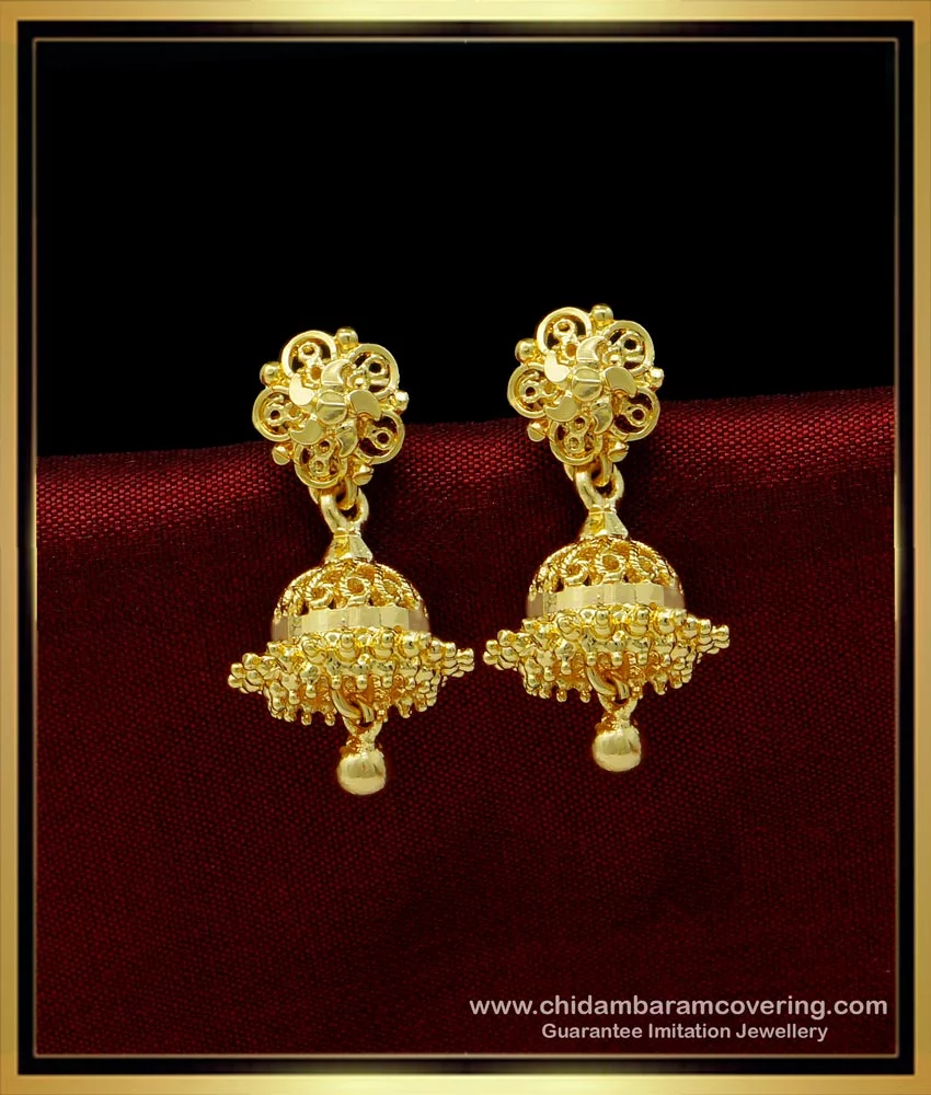 Designer yellow Jhumka earrings for women Party wear earrings Jhumka  earrings fancy big for wedding Traditional Jhumka Alloy Jhumki Earring