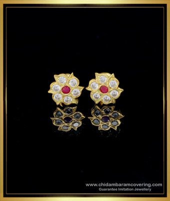 ERG1469 - Traditional Gold Earrings Model Impon Earrings Online Shopping 
