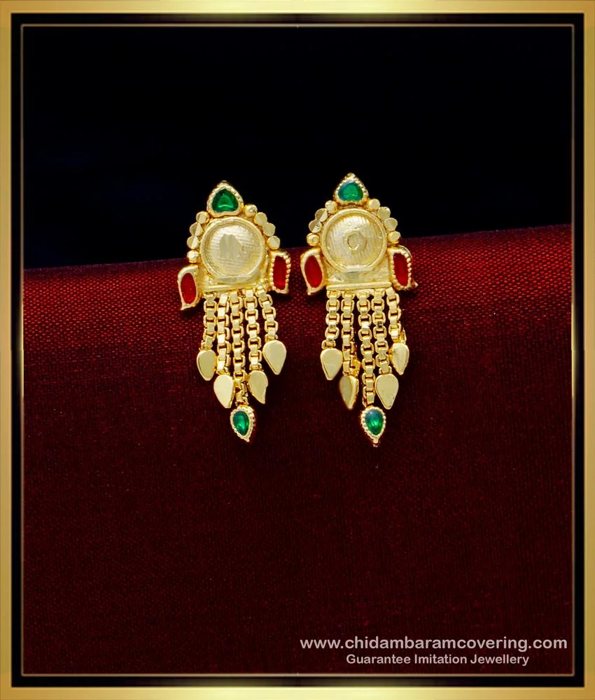 Silver Gold Earrings Drop | Earing Drops Gold Silver | Silver Gold Dangle  Earrings - Dangle Earrings - Aliexpress