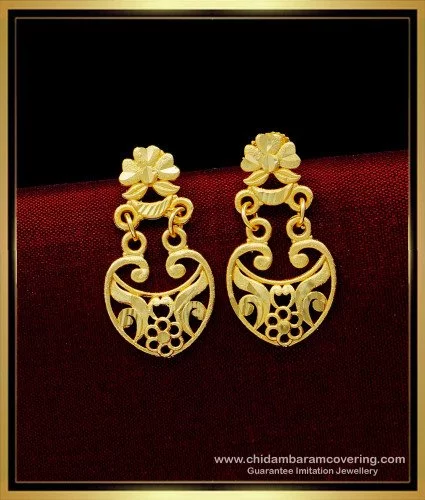 22K Yellow Gold Meenakari Earrings (21.2gm) – Virani Jewelers