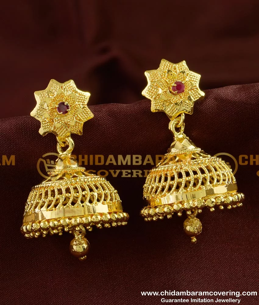 Buy Traditional Wear New Jhumkas Design Gold Guarantee Jhumkas Online