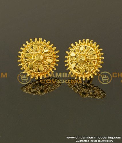 ERG349 - Trendy South Indian Imitation Earrings For Women Daily Wear Collection