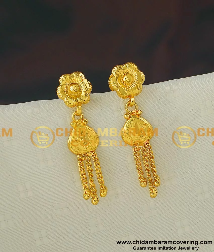 Light weight jhumka earrings design | Kalyan Jewellers