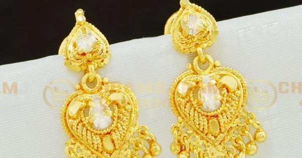 Stylish Fancy Gold Drop Earrings