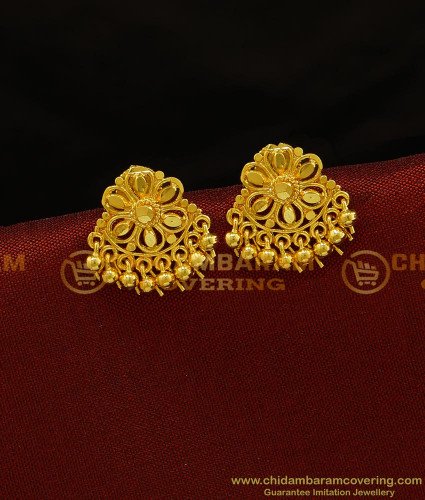 ERG717 - Buy Unique Flower Design Micro Gold Plated Guaranteed Earring for Women