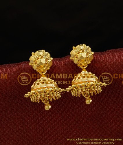 ERG729 - New Model Jhumka for Girls Micro Gold Plated Jewellery Designs
