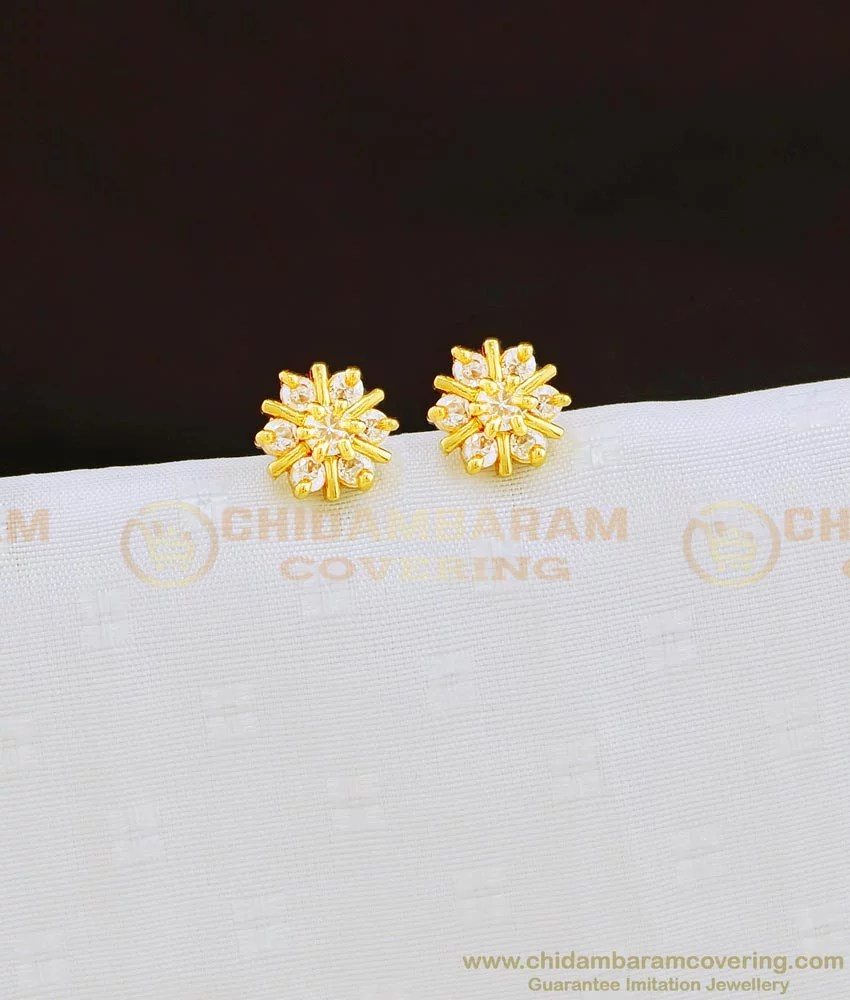 Buy Classy 7 Stone Diamond Studs Earring Online from Vaibhav Jewellers