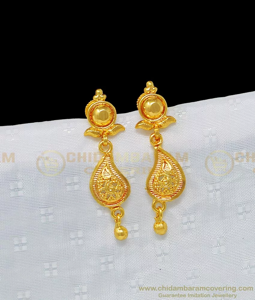 Details more than 223 latest light weight gold earrings