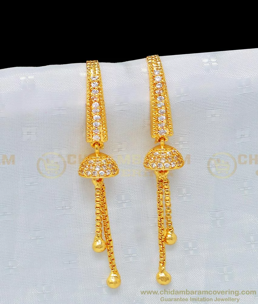 Update more than 223 latest gold long earrings design