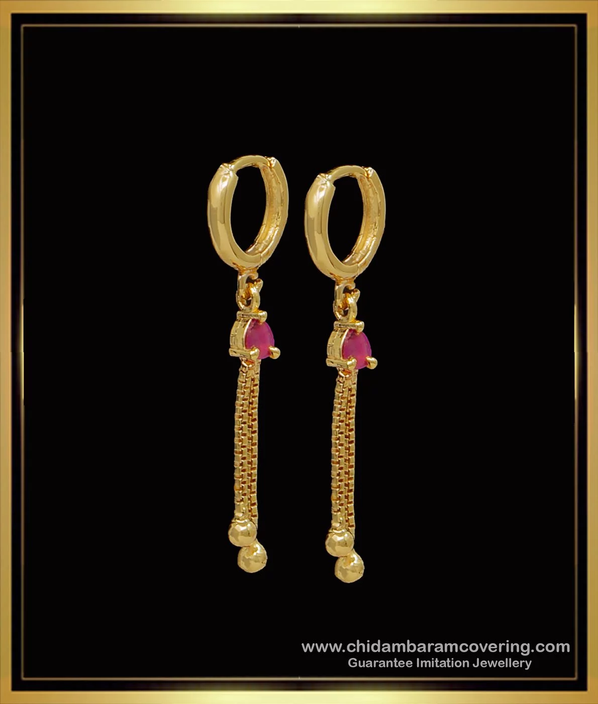 Uma Bali Earrings with Pearl chains – SOKORA JEWELS-sgquangbinhtourist.com.vn