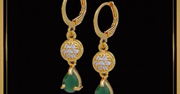 Polki Bali Design Earrings- South India Jewels- Online Shop