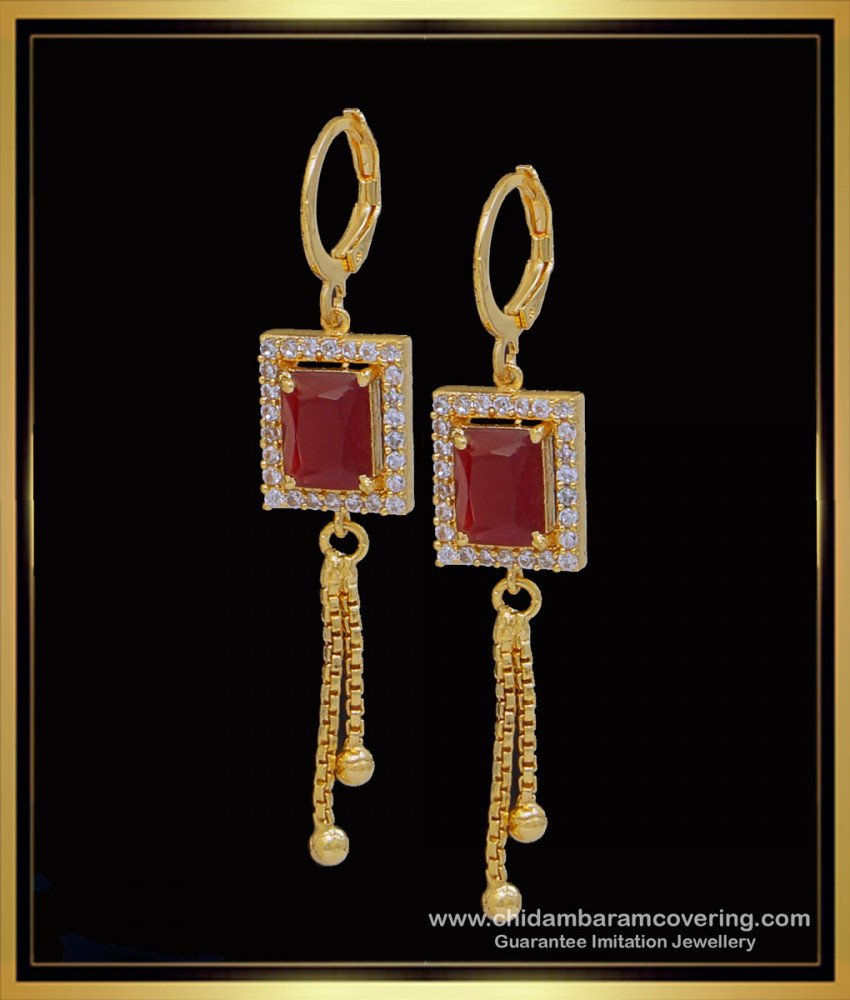 American Diamond Bali Design Fashion Jewellery Earrings