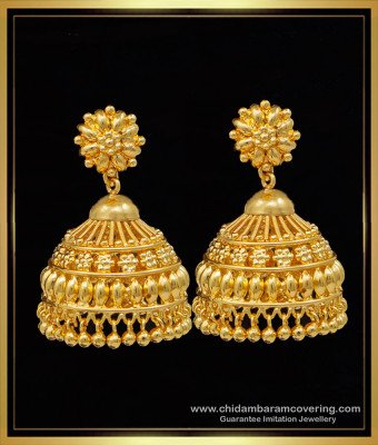 ERG1614 - Kerala Wedding Jimikki Kammal Gold Design for Women 