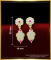 Traditional Impon Jewellery Stone Gold Earrings for Kids