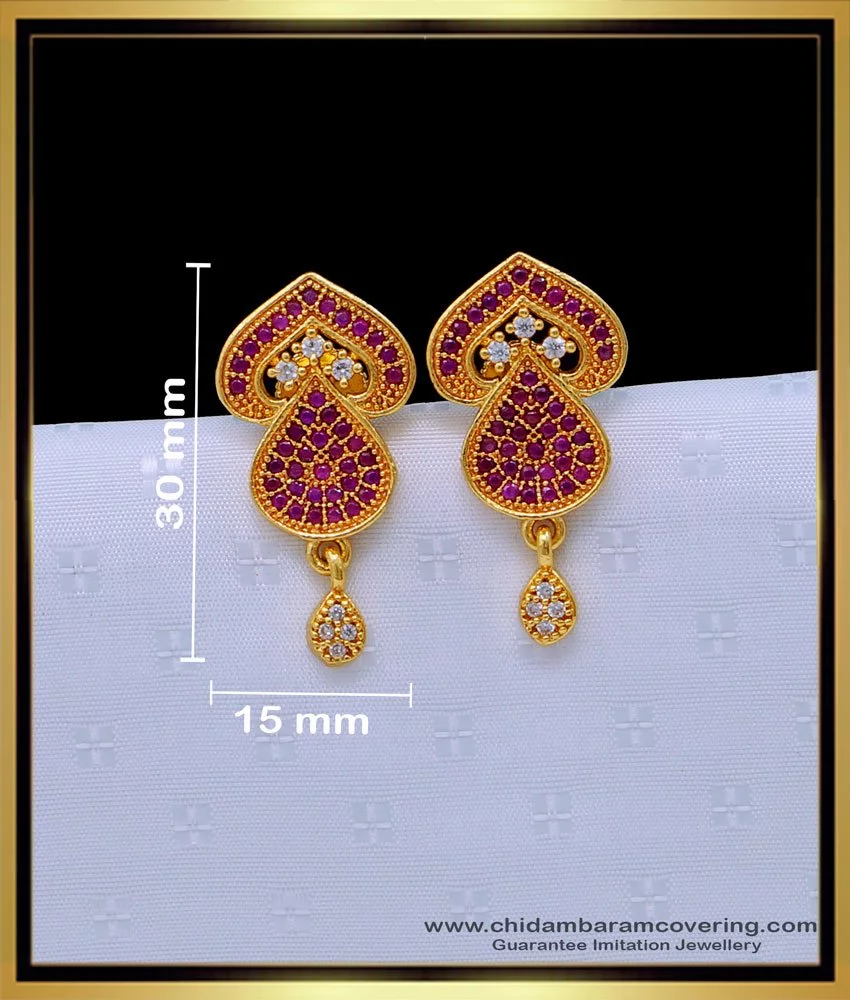 Buy Latest Model Gold Spiral Twist Earrings Design One Gram Guaranteed  Earrings Buy Online