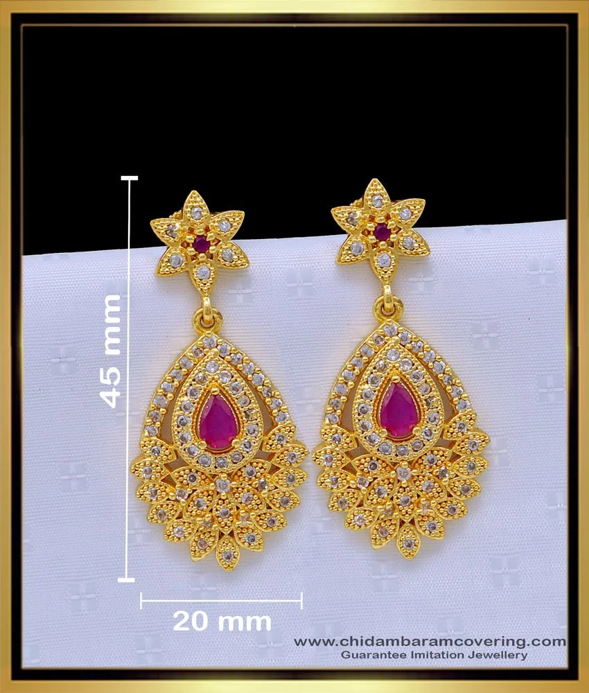 Diamond Flower Cluster Stud Earrings in Yellow Gold | Borsheims