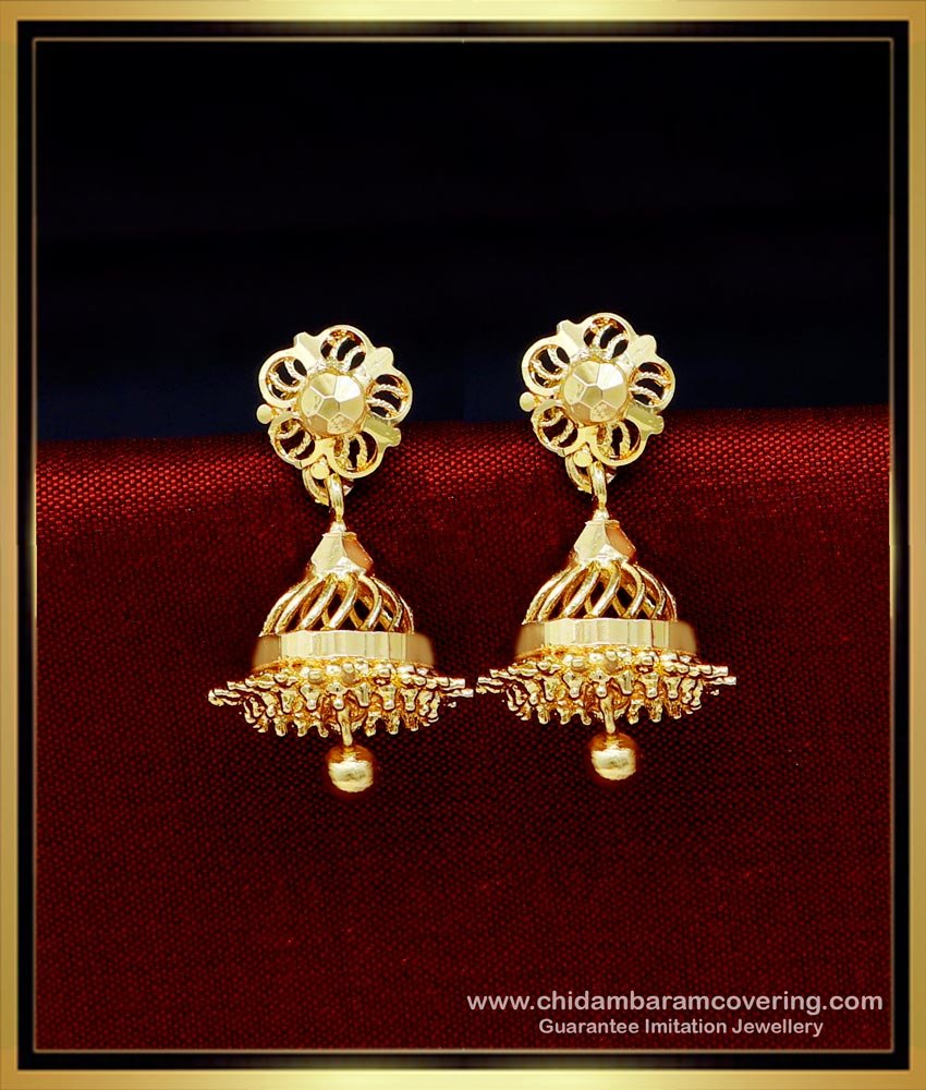 Latest Jhumka Design Artificial Gold Plated Jewellery