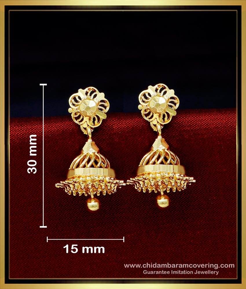 Latest Jhumka Design Artificial Gold Plated Jewellery
