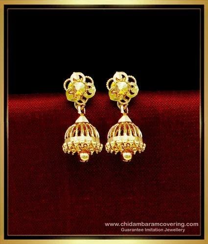 These 25+ Jhumka Design Images Will Stun You • South India Jewels | Jhumka  designs, Bridal gold jewellery designs, Jewelry design earrings
